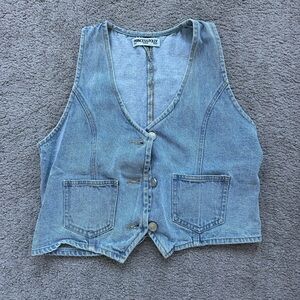 SOLD- Denim vest